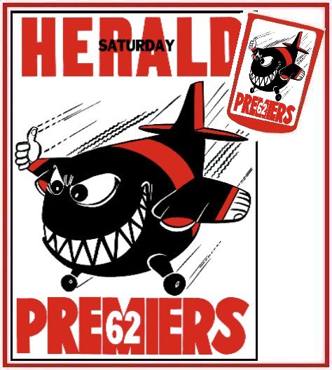 1962 Prem Poster & Stubby Holder FREE POST IN AUSTRALIA